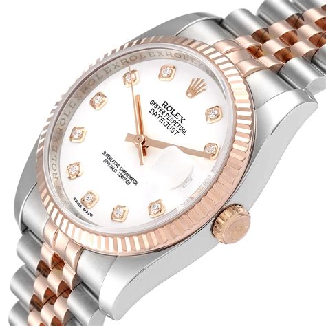 rolex datejust 36mm rose gold